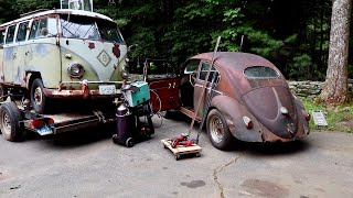 Body Bracing Oval VW Beetle Rescue - 1956 sitting for 40 years | Metal Works Begins