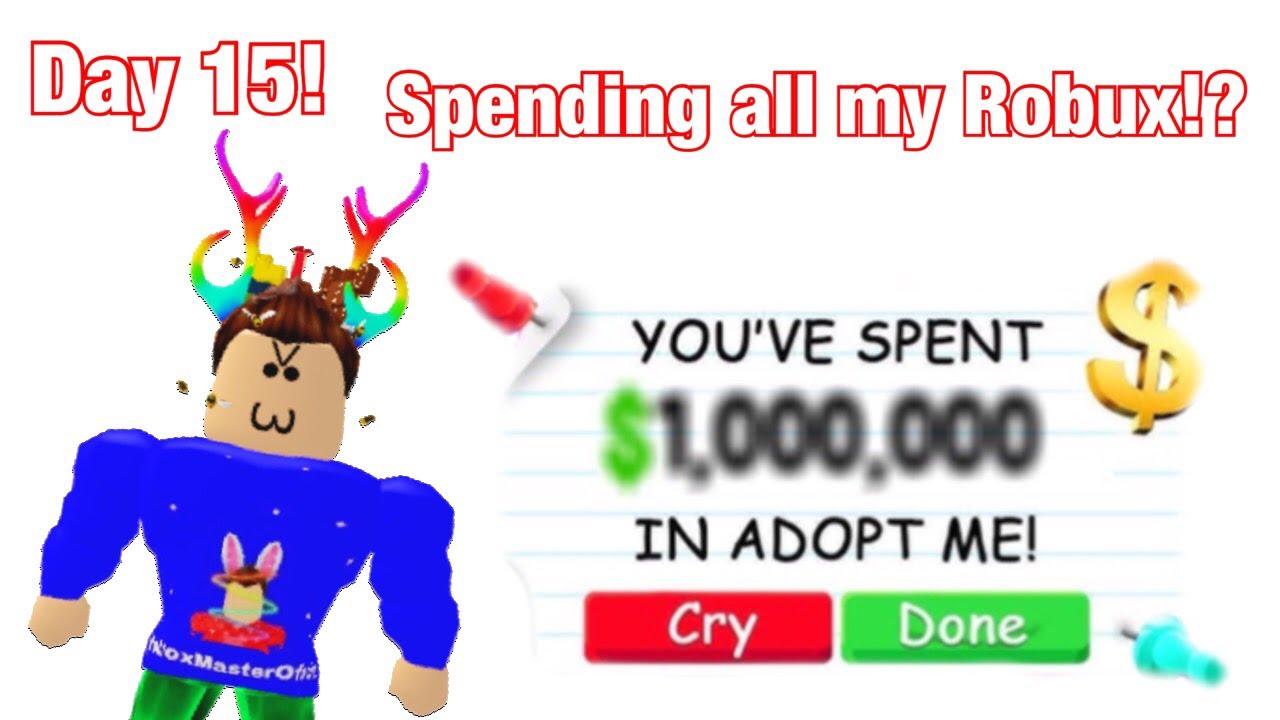 I Spent ALL Of My ROBUX In Adopt Me?! Roblox Adopt me