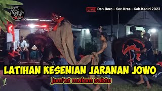 Latihan jaranan jowo !... Jum'at malam Sabtu Live Boro Kras Kediri 2023