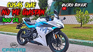 COSAS MALAS de mi CF MOTO 300 SR ‍♂| NO Compres una CF Moto sin antes VER ÉSTE VIDEO |QuiroBiker