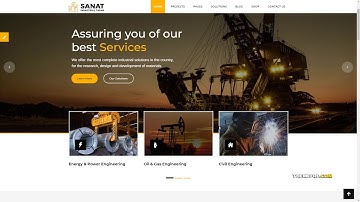 Sanat - Factory and Industry WordPress Theme      Macauley Fred