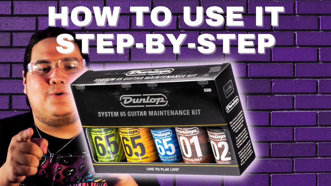 HOW TO use Dunlop System 65 Guitar Maintenance Kit 