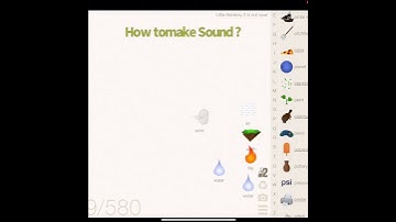 How to make sound in littel alchemy