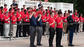 American Legion Boys Nation visits Arlington National Cemetery