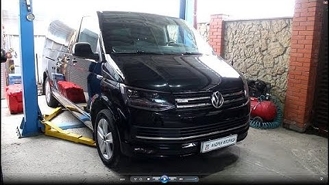 Замена комплекта ГРМ на VW Transporter T6  Фольксваген Транспортер 2,0 TDI 2017 1часть
