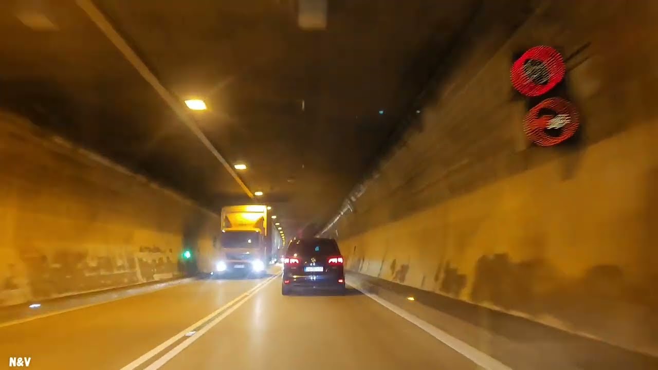 Slovacia -  D1, E50, Tunelurile dintre Poprad și Prešov