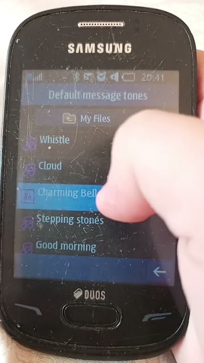Samsung Galaxy Whistle and Charming bell notification sounds