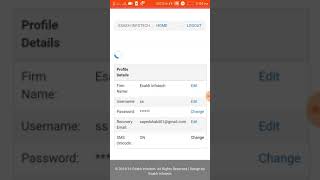 Admin Panel - Account Settings & SMS Settings - SMS CENTER Software - Mobile Version