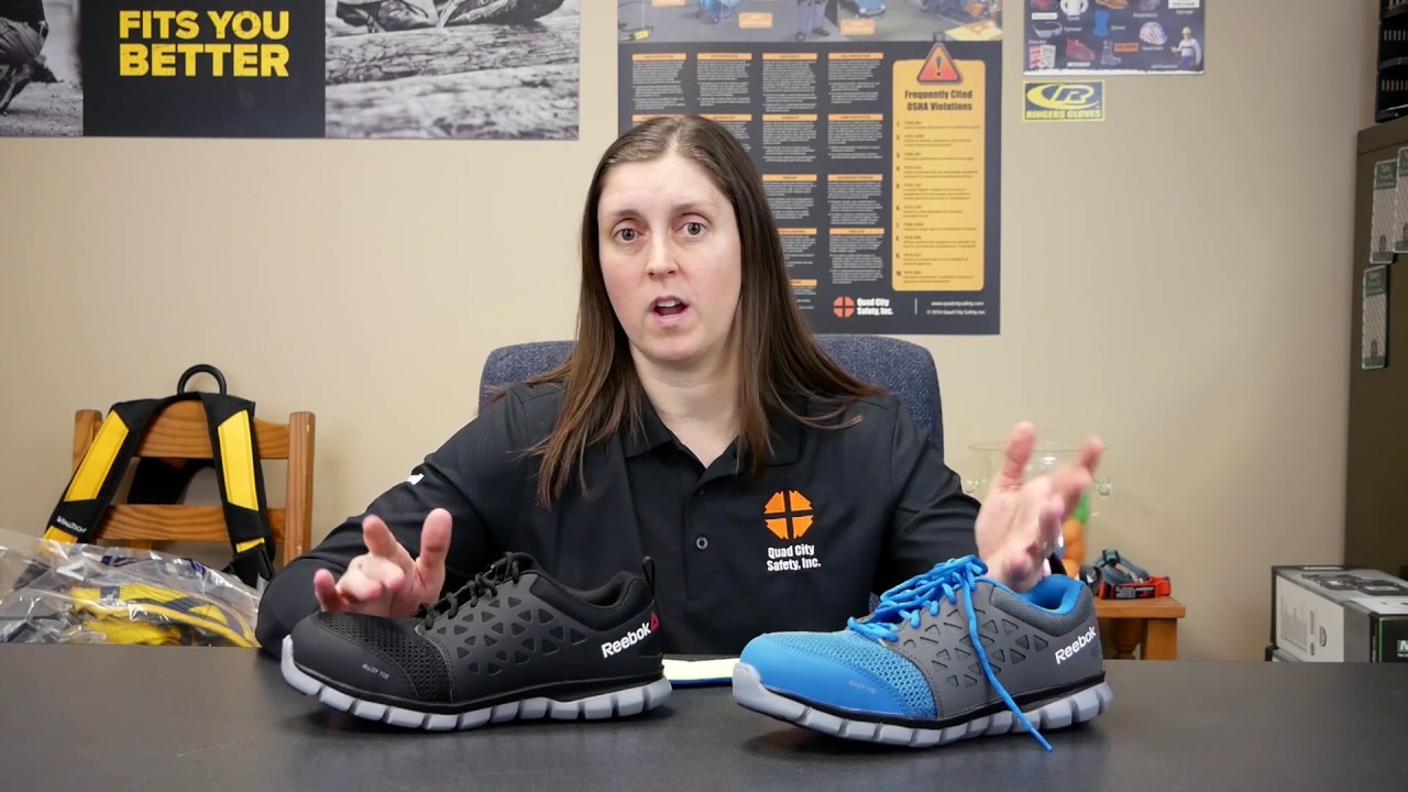 Product Spotlight: Reebok Sublite Cushion Alloy Toe Work Shoes - YouTube