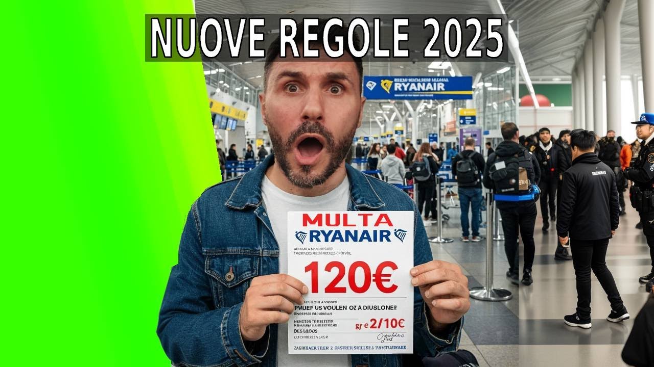 Nuove Regole Ryanair 2025 - Multa di 120 Euro se Sbagli Questo!