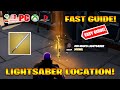 Where to find ALL Lightsaber Location in Fortnite! (How to Get Lightsaber Location)