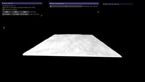 Snow Accumulation with OpenGL