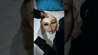 An empty goofy female mask. Her silly tongue always sticks out, even when worn! Try it on?