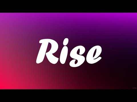 Lost frequencies- Rise (lyrics)