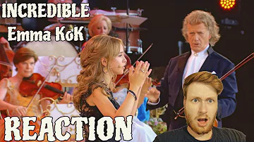 15 AND A PRO! - Emma Kok - Voilà – André Rieu - REACTION