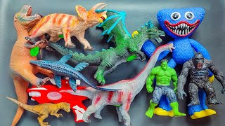 Dinosaurs jurassic world dominion: Mosasaurus, kingkong, brachiosaurus, t-rex, sirenhead, godzilla