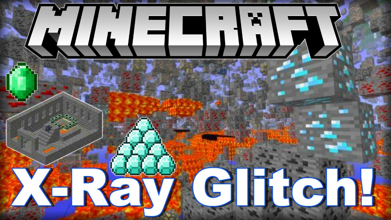 Minecraft| 2 Working X-Ray Vision Glitch! 1.14/1.15 |Console Edition