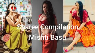 Hot Actress Mishti Basu Sharee Compilation