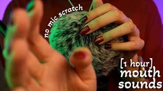 *1 HOUR* Wet Mouth Sounds (no mic scratching) ASMR