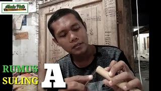 Rumus Suling Nada A | cara membuat suling versi madz flute