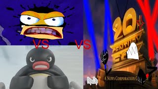 Klasky Csupo Vs Pingu Outro Vs 20Th Century Fox Has A Sparta Remix Versions