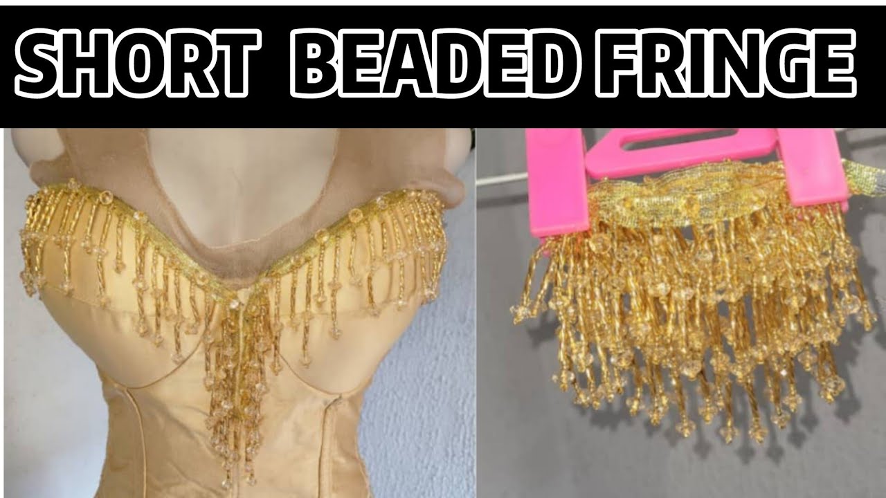 How to Make Imitation Beaded Fringe - Sew Like A Pro™