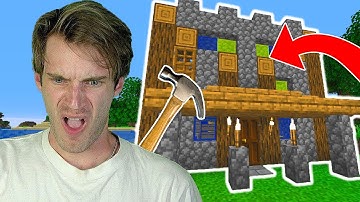 How to Build Pewdiepie’s Minecraft House! (I show you how)