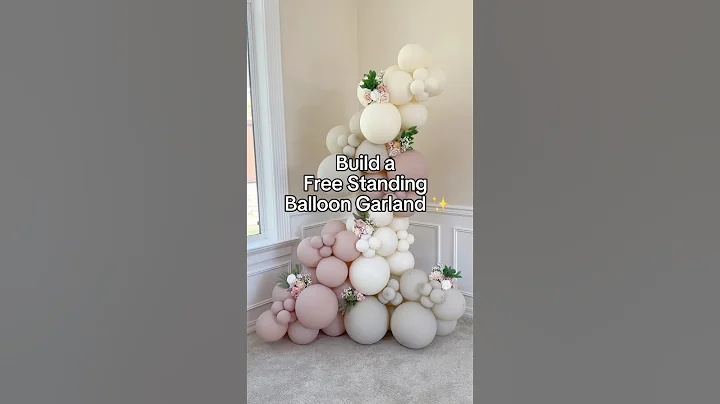 How to Build a Freestanding Balloon Garland | DIY Balloon Decor for Parties & Events