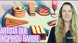 A pintura que inspirou a Barbielândia - Vivi Arte News #VIVIEUVI