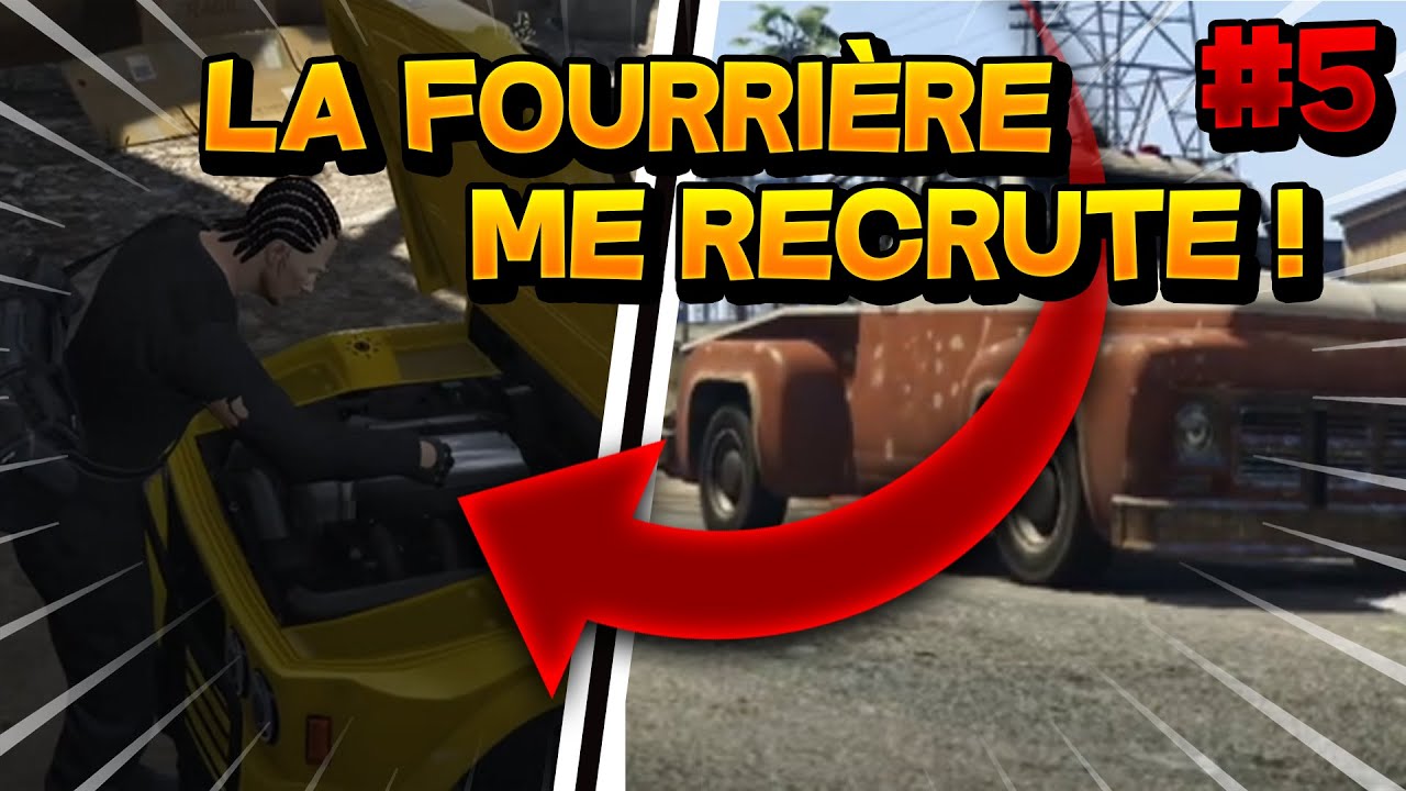 JE ME FAIS RECRUTER A LA FOURRIERE ! GTA RP Alynia#5 - YouTube