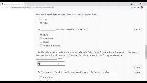 Introduction to Operating Systems | NPTEL | Week 2 Assignment 2 Solution | July 2021