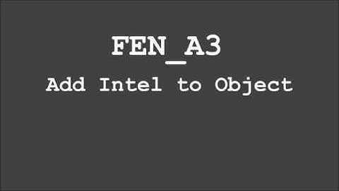 Add Intel to Object Module