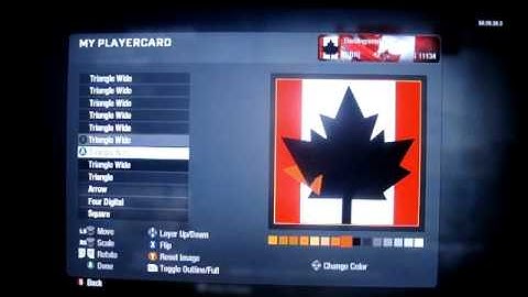 Black Ops Canadian Flag Emblem