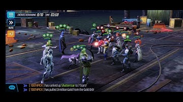 Doom raid 2.1 - Mystic node 1 - 1shot - Marvel Strike Force - MSF