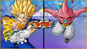 Dragon Ball Z Budokai Tenkaichi 3 - Super Vegito & SSJ3 Gotenks VS Kid Buu [Request Match]