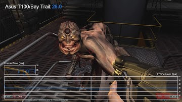 Doom 3 BFG Edition: Asus T100/Bay Trail Frame-Rate Tests