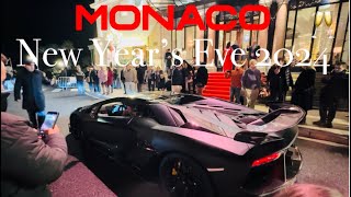🥂MONACO NEW YEAR’S EVE 31/12/2023 / LUXURY CARS #monaco #billionaires #supercars