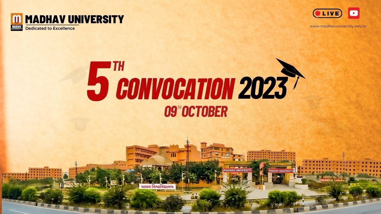 5th Convocation 2023 Live - YouTube
