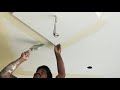 How to apply the colouremulsionin ceiling