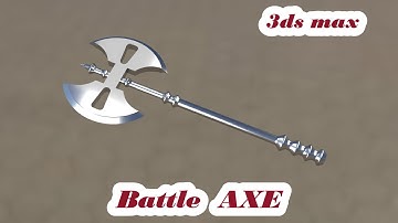 Battle  AXE modeling in 3ds max