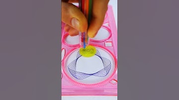 How many rotations did the pen make in total? 🤔 #2025 #shorts #spirograph