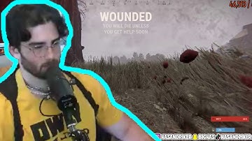 Hasan predictably dies within the first five minutes of Rust | Hasanabi