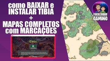 Como BAIXAR e INSTALAR TIBIA 2025 + MAPAS COMPLETOS com MARCAÇÕES (2025)