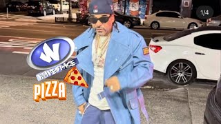 Jim Jones & Freekey Zekey stop by the Pizzeria and Jim makes his own pizza pie