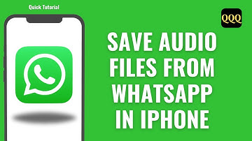 How To Save Audio Files From WhatsApp In iPhone
