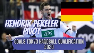 Hendrik Pekeler Pivot Goals Tokyo Handball Qualification 2020 screenshot 4