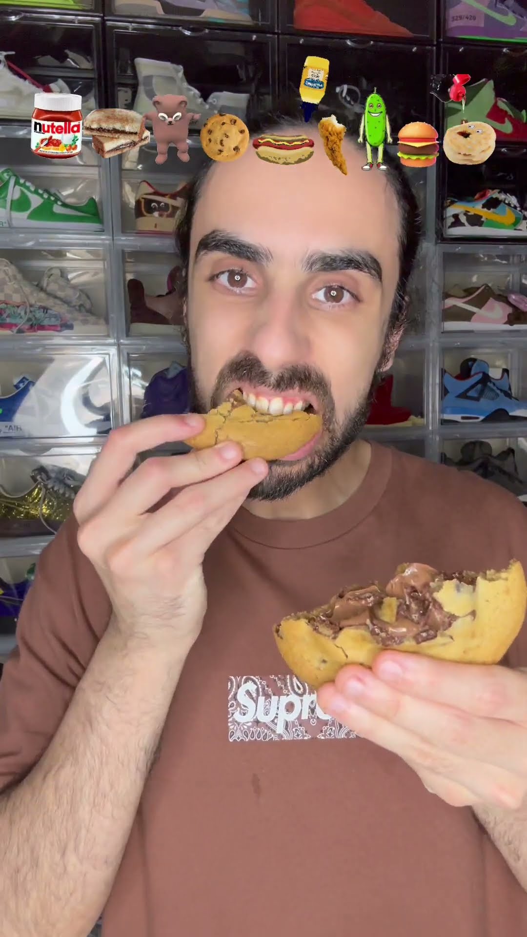 Food ASMR Eating a Nutella Jar #food #asmr #eating #mukbang