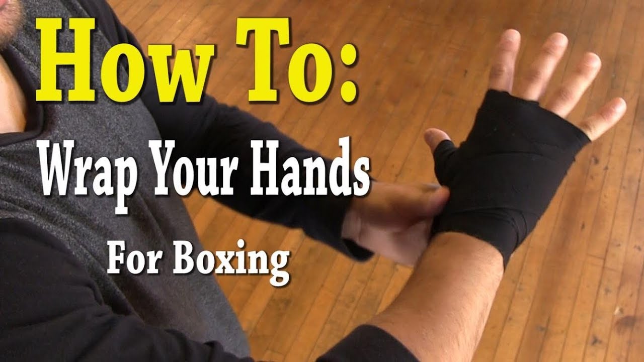 How to Wrap Hands Boxing MMA Balletto's Gym YouTube