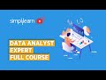 Data Analyst Expert Course | Become Data Analyst  | Data Analyst Full Course Free | Simplilearn