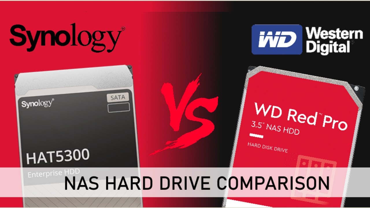 Synology HAT5300 vs WD Red Pro - NAS Drive Comparison 